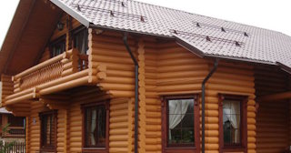 Строительство дома из оцилиндрованного бревна в Шарыпово - от 134329 рублей