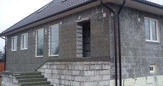 Фасад из газобетона для дома в Шарыпово - Строй-Шрп, качественная отделка от 2067 руб.