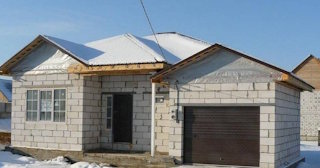 Одноэтажные дома из пеноблоков под ключ в Шарыпово - от 134329 рублей