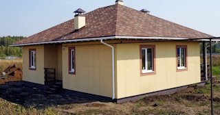 Одноэтажный дом из панелей под ключ в Шарыпово - Строй-Шрп от 134329 рублей